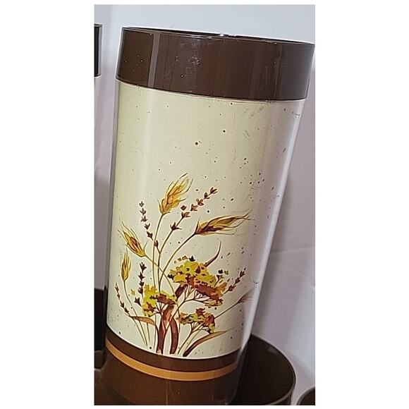 Vintage 1982 Thermo-serve Tumblers Lot Of 10 MCM Camping Outdoors - Picture 3 of 8